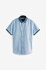 Blue Short Sleeve Smart Shirt (3-16yrs)