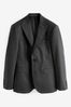 Grey Slim Fit Wool Blend Suit Jacket