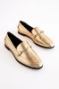 Bone White Forever Comfort® Leather Knot Hardware Loafers