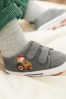 Grey Two Strap Baby Trainers (0-24mths)