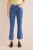 Blue Boden Baby Mid Rise Kick Jeans