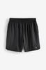 Black Training Shorts With Liner