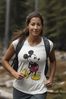 Brands In Mickey Mouse Classic Kick Women White  Disney T-Shirt