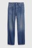 Mid Wash Blue Gap 90s Loose Organic Cotton Jeans