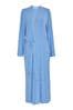 White Nora Rose Jersey Long Dressing Gown