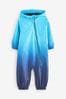 Blue Dip Dye Waterproof Fleece Lined Puddlesuit (3mths-7yrs)