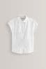 White Dressing Made Easy Cotton Rich Stretch Short Sleeve School Shirt (3-17yrs)