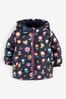 Navy Character Shower Resistant Padded Coat (3mths-7yrs)