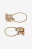 Natural Set of 2 Magnetic Barnaby The Bear Curtain Tie Backs