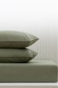 <span>Taupe/Braun</span> - Spannbettlaken mit hohem Baumwollanteil für hohe Matratzen