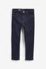 Blue indigo Cotton Rich Stretch Jeans (3-17yrs), Tapered Loose Fit