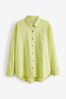 Green Co-ord Linen Blend Shirt