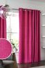 Blush Pink Heavyweight Chenille Curtains, Eyelet Lined