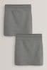 Grey 2 Pack Jersey Stretch Pull-On Pencil Skirts (3-17yrs)