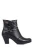 Black Pavers Ladies	Leather Ankle Boots
