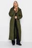 Green Long Tall Sally Longline Diamond Puffer Coat