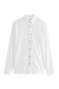 White Textured Long Sleeve Shirt