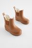 Neutral Warm Lined Ankle Wellies