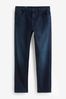 Dark Blue Vintage Stretch Authentic Jeans, Straight Fit