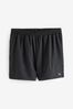 Black Active Gym Sports Shorts, 5 Inch