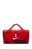 Red Nike Small Academy Team Football Duffel Bag (41L)
