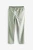 Mint Green Smart Linen Blend Trousers (3-16yrs)