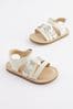 White Heart Sandals, Standard Fit (F)
