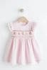 Pink Stripe Baby Dress (0mths-2yrs)