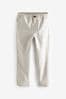 Ecru Neutral Smart Linen Blend Trousers (3-16yrs)