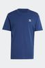 Cream adidas Originals Blue Trefoil Essentials T-Shirt