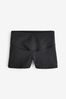 Black Active Sports Tummy Control High Waisted Sculpting Shorts