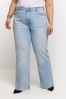 River Island Curve 90s Straight Mid Rise Jeans