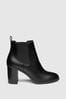 Black Novo Kristeenie Block Heel Chelsea Boots, Wide Fit