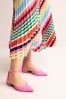 Pink Boden Ankle Strap Point Flats