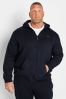 Black BadRhino Big & Tall Essential Zip Through Hoodie