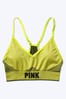 Neon Bubble with Pure Black Seamless Lightly Lined Sports Bra