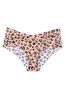 Cameo Heart Leopard Sexy Illusions by Victorias Secret No Show Cheeky Panty