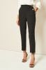 Black Friends Like These Button Waist Tailored Tapered Trousers