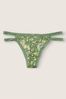 Green Lace Strappy Thong Panty