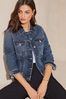 Blue Lipsy Classic Fitted Denim Jacket