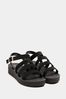 Yours Curve Extra-Wide Fit Sporty Multi Strap Sandals