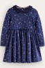 Blue Boden Collared Twirly Dress