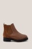 Brown White Stuff Wide Fit Leather Chelsea Boots