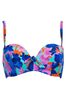 Yellow & Blue Multi Floral Pour Moi Heatwave Strapless Lightly Padded Top