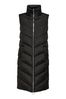 Black JDY Longline Padded Quilted Gilet