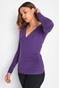 Purple Long Tall Sally Jersey Wrap Top