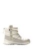 Black The North Face Womens Cream Thermoball Waterproof Lace Up Winter Boots