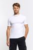 Navy Blue River Island Muscle Fit T-Shirt