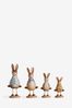 Brown Rosie Rabbit Holding Hands Family Ornament