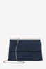 <span>Marineblau</span> - Clutch-Tasche mit Umhängekette